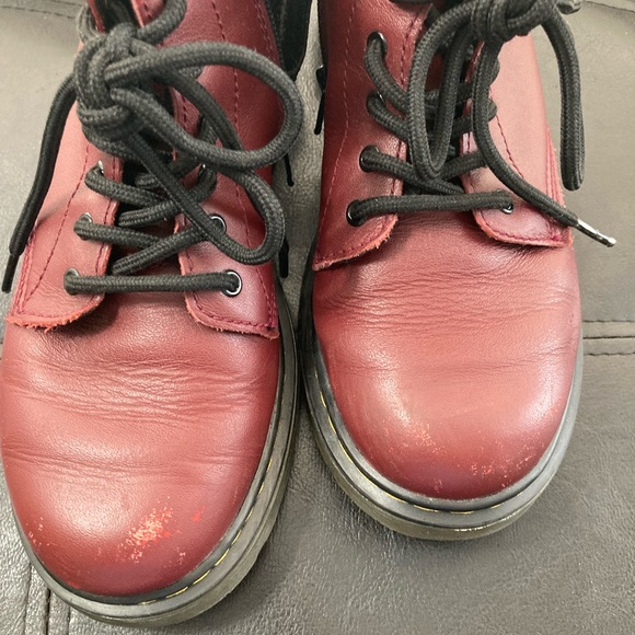 Dr. Martens - burgundy. Youth size. - Picture 4 of 4